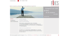 Desktop Screenshot of fides.co.at