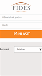 Mobile Screenshot of mail.fides.cz