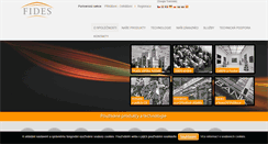 Desktop Screenshot of fides.cz